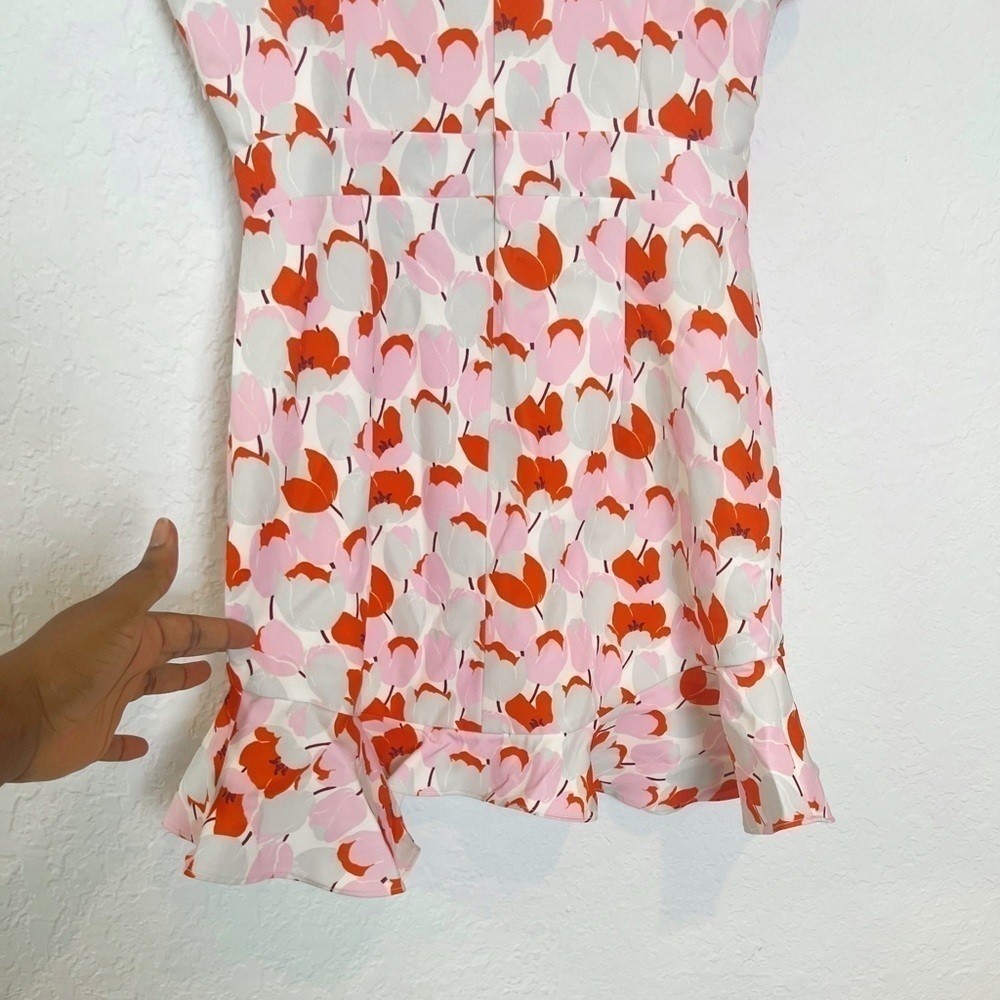 Black Halo Zalda Ruffled Floral Mini Dress - Picture 7 of 11